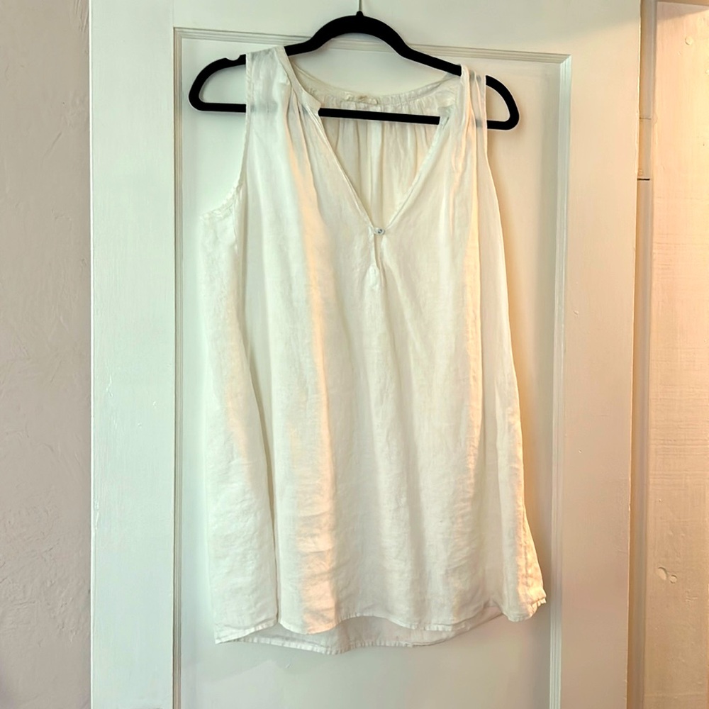 Eileen Fisher | Irish Linen Tunic Tank Top
